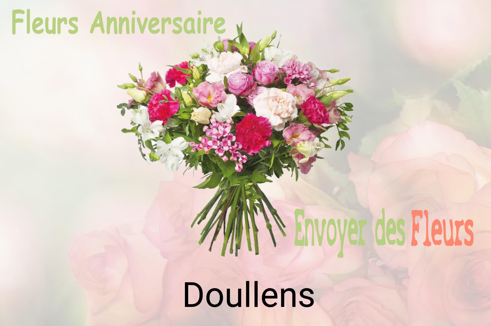 Bouquet de fleurs d’anniversaire livré à Doullens