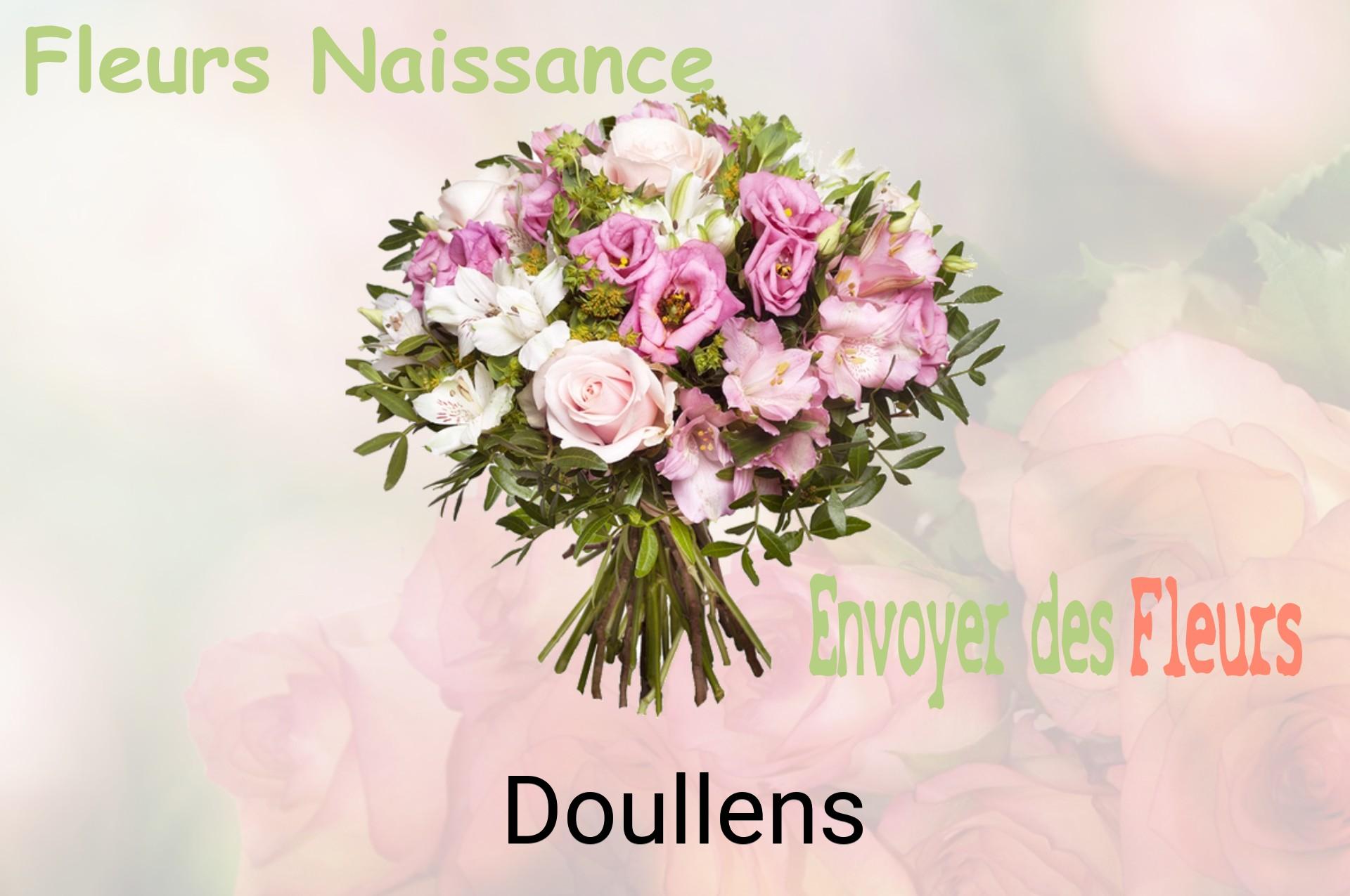 Bouquet de fleurs de naissance livré à Doullens